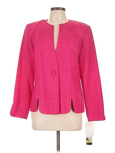 Leslie Fay Blazer Jacket In Pink