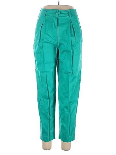 Leslie Fay Cargo Pants In Teal