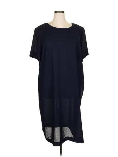 Pre-owned Leslie Fay Casual Dress In Black