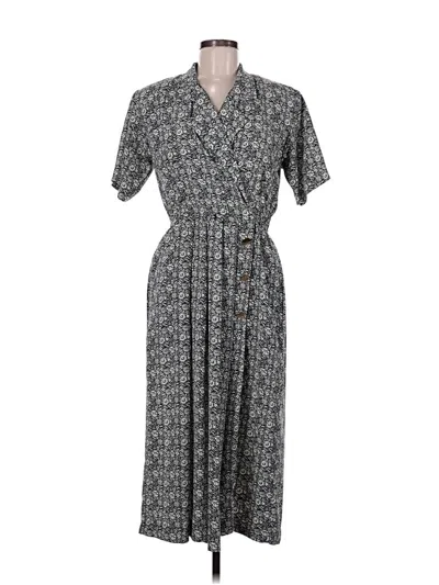 Pre-owned Leslie Fay Casual Dress In Black