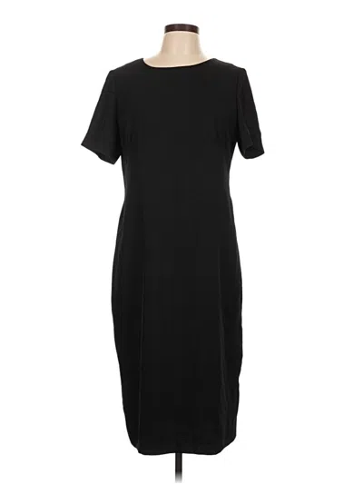Pre-owned Leslie Fay Casual Dress In Black