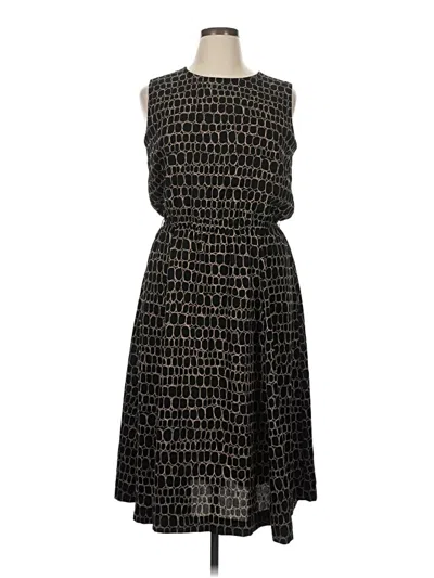 Pre-owned Leslie Fay Casual Dress In Black