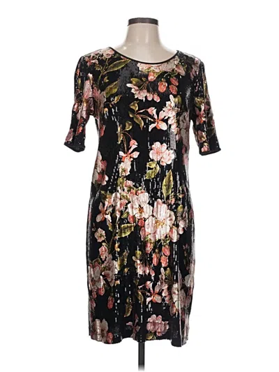 Pre-owned Leslie Fay Casual Dress In Black