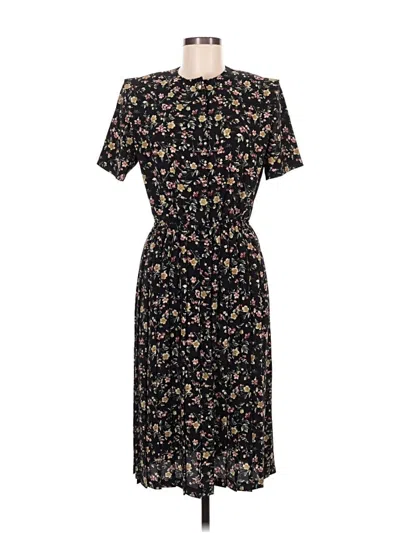 Pre-owned Leslie Fay Casual Dress In Black