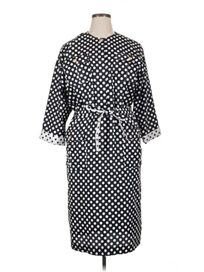 Pre-owned Leslie Fay Casual Dress In Black