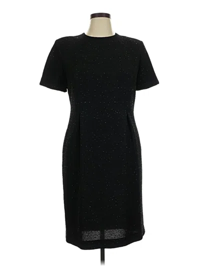 Pre-owned Leslie Fay Casual Dress In Black