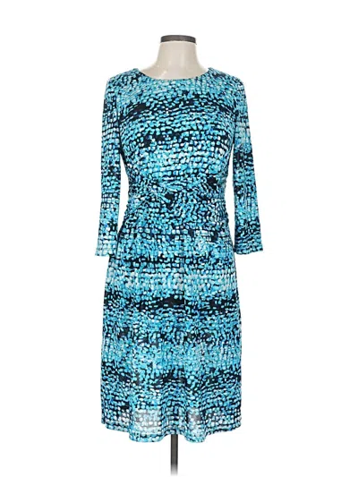 Pre-owned Leslie Fay Casual Dress In Blue