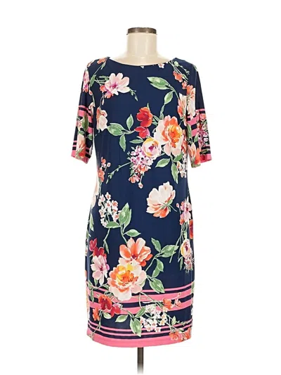 Pre-owned Leslie Fay Casual Dress In Blue