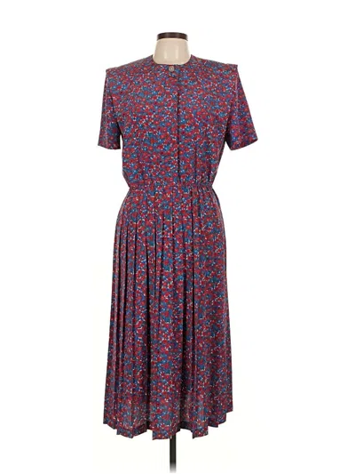 Pre-owned Leslie Fay Casual Dress In Blue