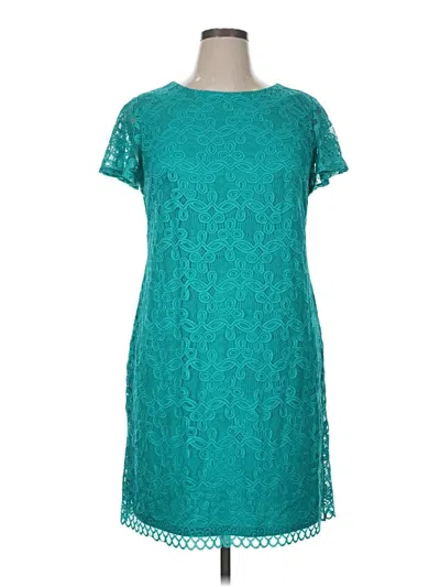 Pre-owned Leslie Fay Casual Dress In Blue