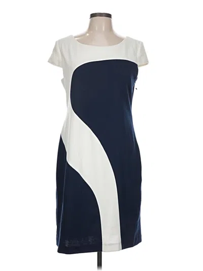 Pre-owned Leslie Fay Casual Dress In Blue