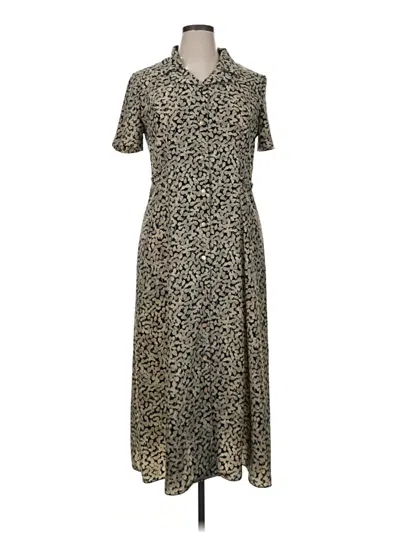 Pre-owned Leslie Fay Casual Dress In Brown