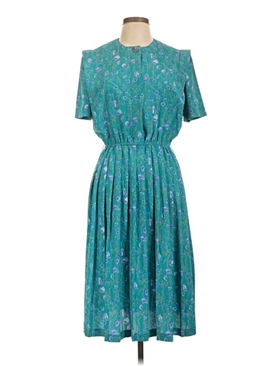 Pre-owned Leslie Fay Casual Dress In Teal