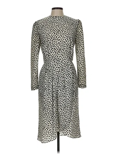 Pre-owned Leslie Fay Casual Dress In White