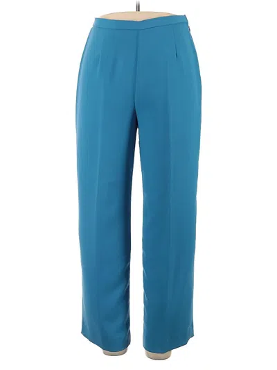 Pre-owned Leslie Fay Casual Pants In Blue