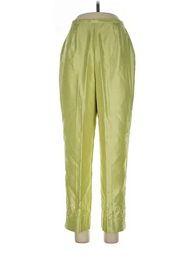 Pre-owned Leslie Fay Casual Pants In Green