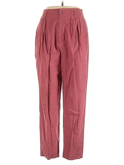 Pre-owned Leslie Fay Casual Pants In Pink