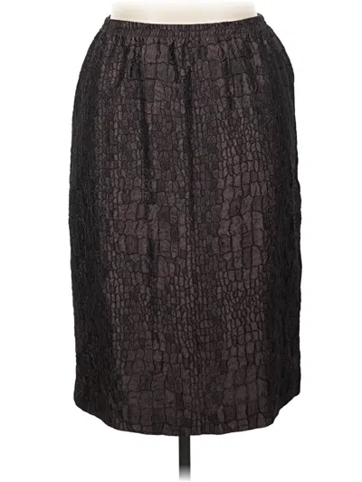 Pre-owned Leslie Fay Casual Skirt In Black