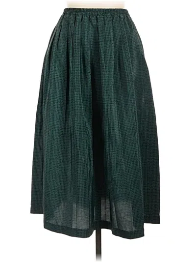 Pre-owned Leslie Fay Casual Skirt In Green