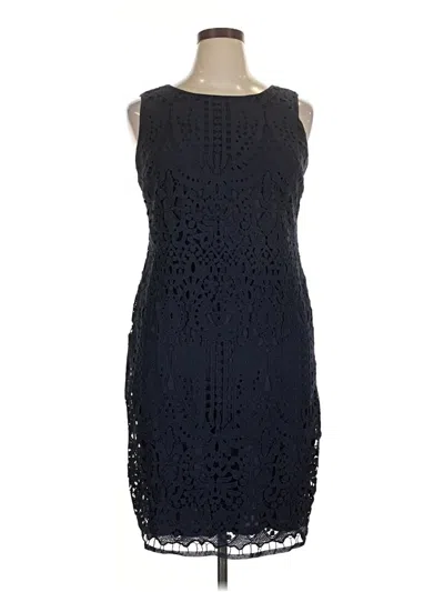 Pre-owned Leslie Fay Cocktail Dress In Blue