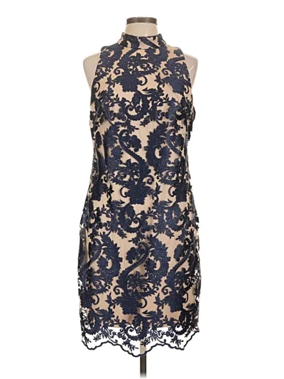 Pre-owned Leslie Fay Cocktail Dress In Blue