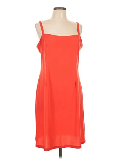 Pre-owned Leslie Fay Cocktail Dress In Orange