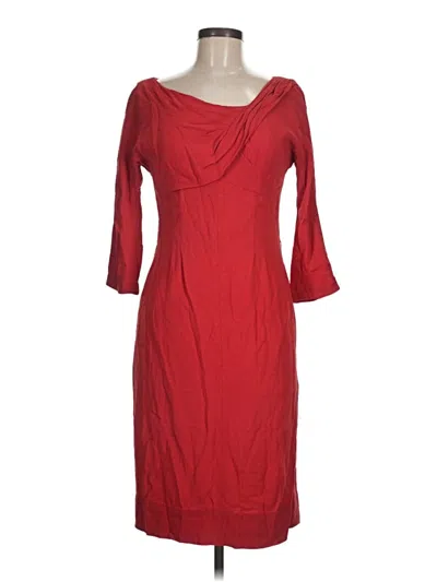 Pre-owned Leslie Fay Cocktail Dress In Red