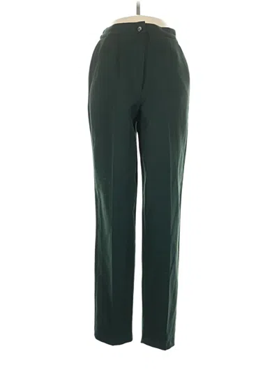 Pre-owned Leslie Fay Dress Pants In Green