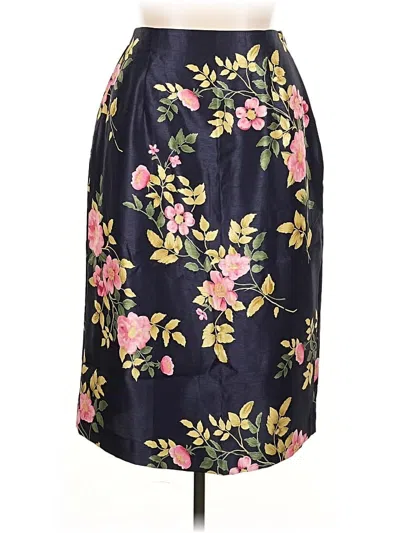 Pre-owned Leslie Fay Formal Skirt In Black