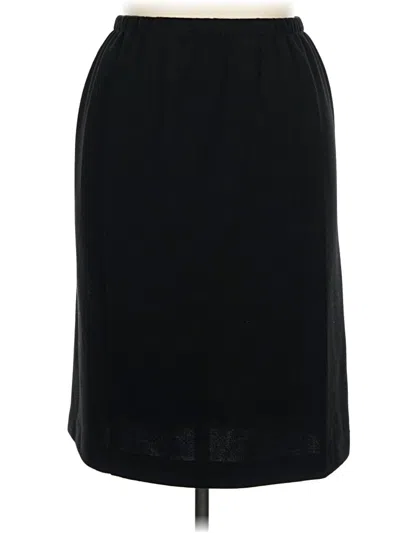 Pre-owned Leslie Fay Formal Skirt In Black