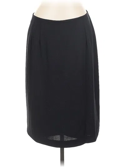 Pre-owned Leslie Fay Formal Skirt In Blue