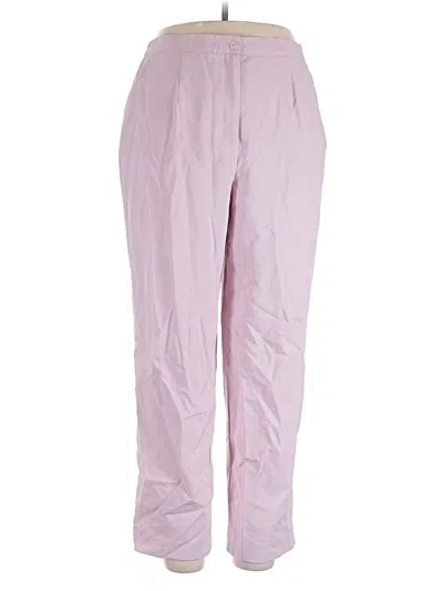 Pre-owned Leslie Fay Jeggings In Pink