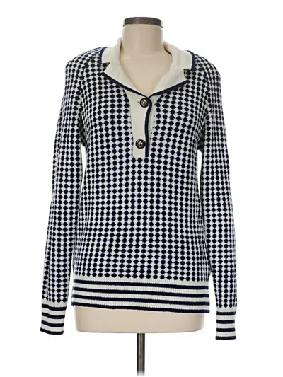 Pre-owned Leslie Fay Pullover Sweater In Blue