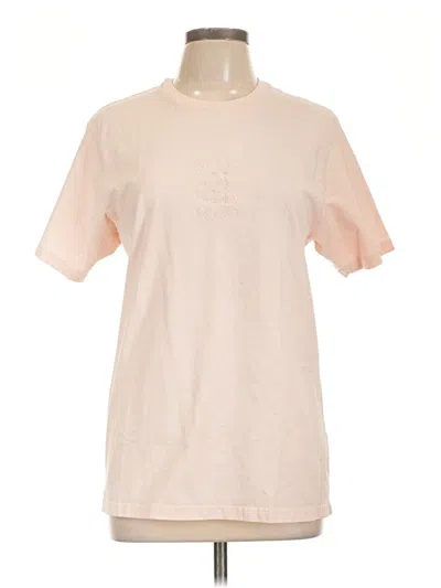 Pre-owned Leslie Fay Short Sleeve T-shirt In Pink