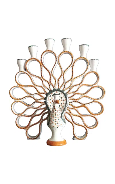 Les-ottomans - An Italian Heritage Handmade Ceramic Candleholder - Multi