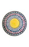 Les-ottomans - Calta Hand-painted Ceramic Dinner Plate - Multi In Multi