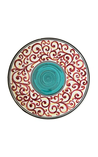 Les-ottomans - Calta Hand-painted Ceramic Dinner Plate - Multi