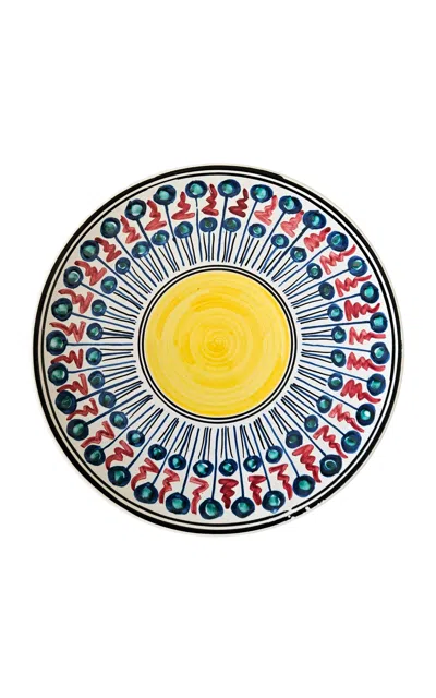 Les-ottomans - Calta Hand-painted Ceramic Salad Plate - Multi