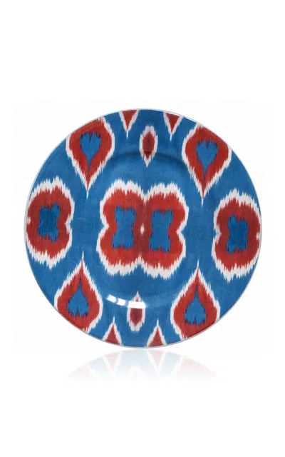 Les-ottomans - Ceramic Ikat Bread Plate - Multi