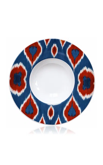 Les-ottomans - Ceramic Ikat Pasta Bowl - Multi