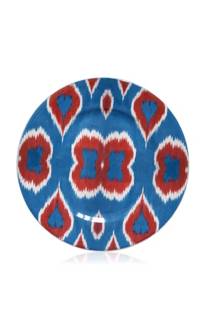 Les-ottomans - Ceramic Ikat Salad Plate - Multi