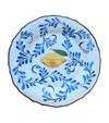 Les-ottomans Ceramic Positano Lemons Plate In Multi