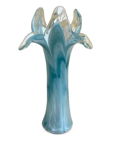 Les-ottomans Glass Vase (35cm) In Blue