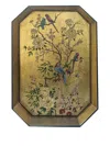 Les-ottomans Hand-painted Tray (30cm X 43cm) In Gold
