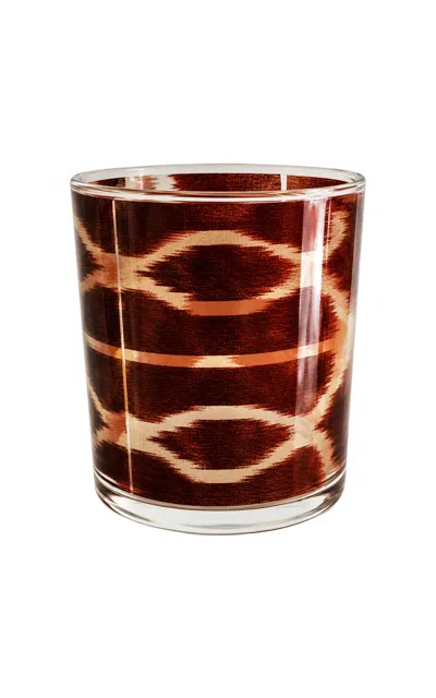 Les-ottomans - Ikat Glass Tumbler - Red
