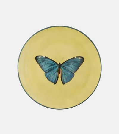 Les-ottomans Insetti Butterfly Plate In Multi