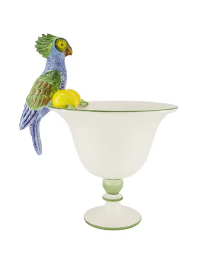 Les-ottomans Parrot Vase In Multi