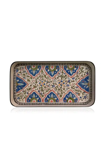 Les-ottomans - Persian Hand-painted Decorative Iron Tray - Multi