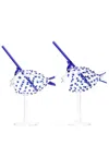 Les-ottomans Shaped Glasses In White