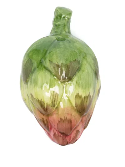 Les-ottomans Small Artichoke Trinket Box (10cm X 18.5cm) In Green